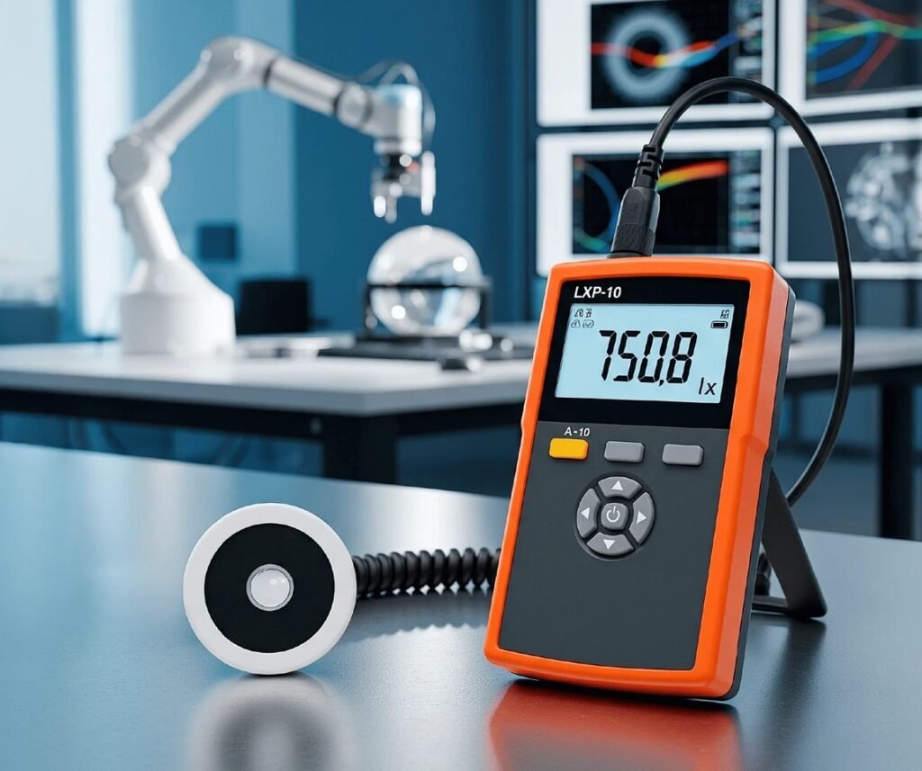 Medición de iluminación en ambientes laborales interiores y exteriores